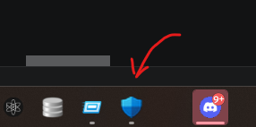 Fake prompt with Windows Security favicon